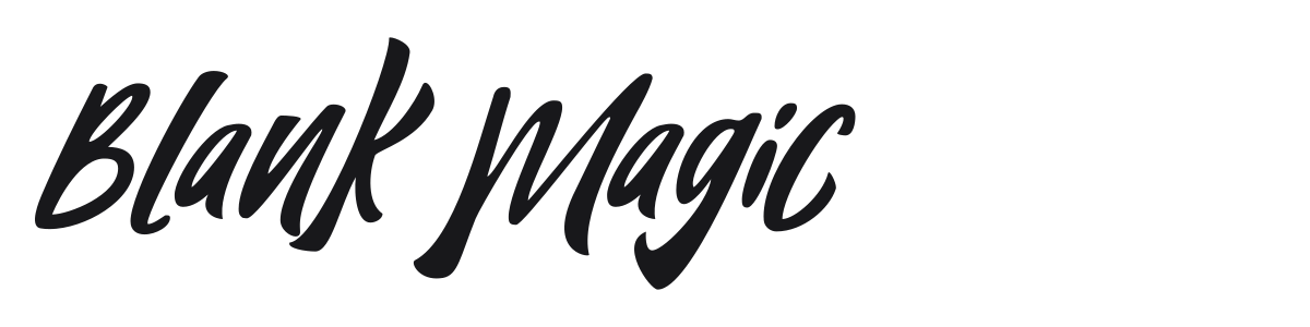 Blank Magic preview