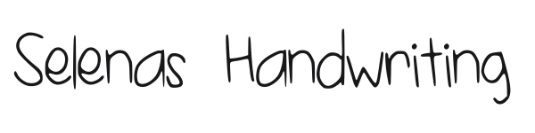 Selenas Handwriting preview