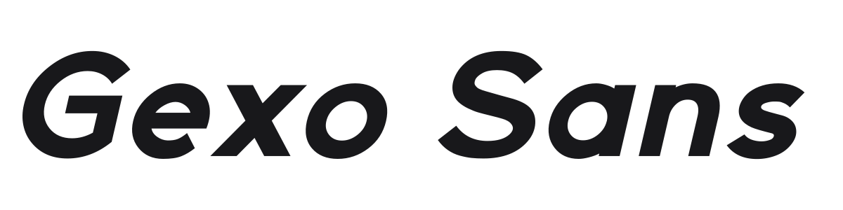 Gexo Sans preview
