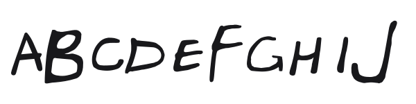 Gregor Miller's Friends Font preview