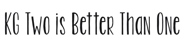 KG Two is Better Than One preview