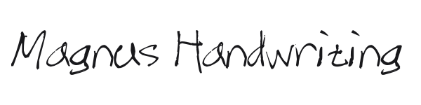 Magnus Handwriting preview