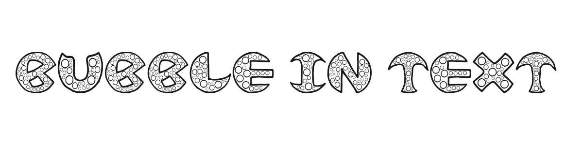 Bubble In Text preview