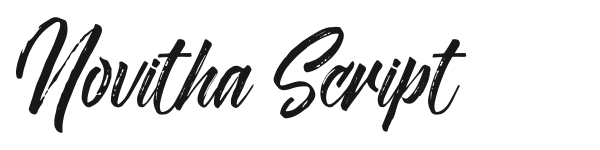 Novitha Script preview