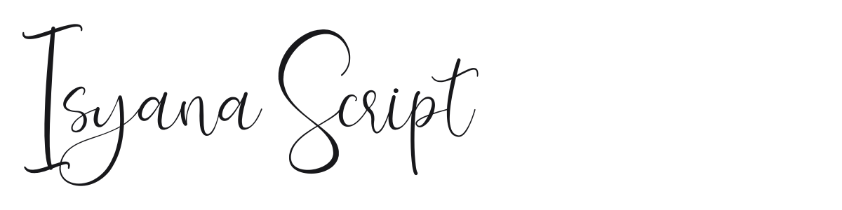 Isyana Script – FontToolbox