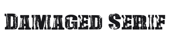 Damaged Serif preview