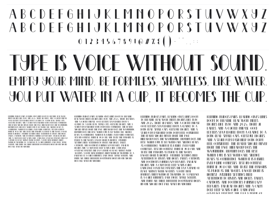 Avanger specimen sheet