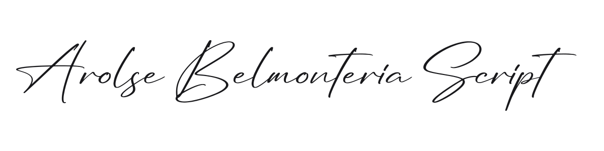Arolse Belmonteria Script preview