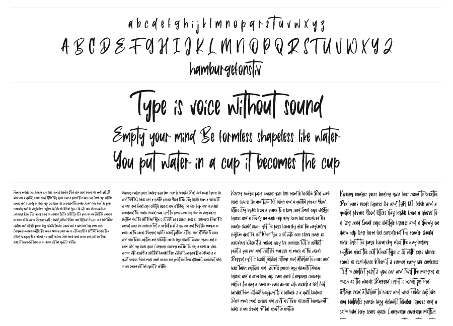 Loneliness specimen sheet