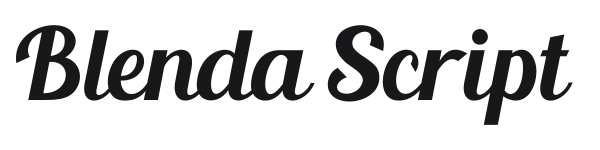 Blenda Script preview