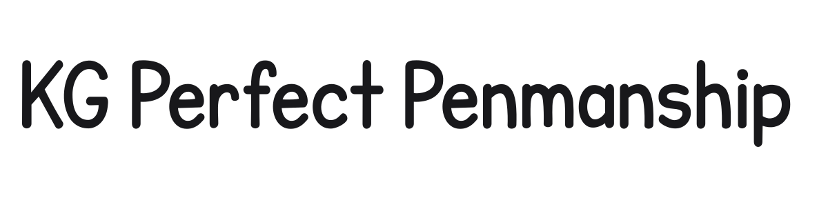 KG Perfect Penmanship preview