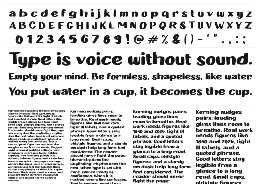 b Boba Popsicle specimen sheet