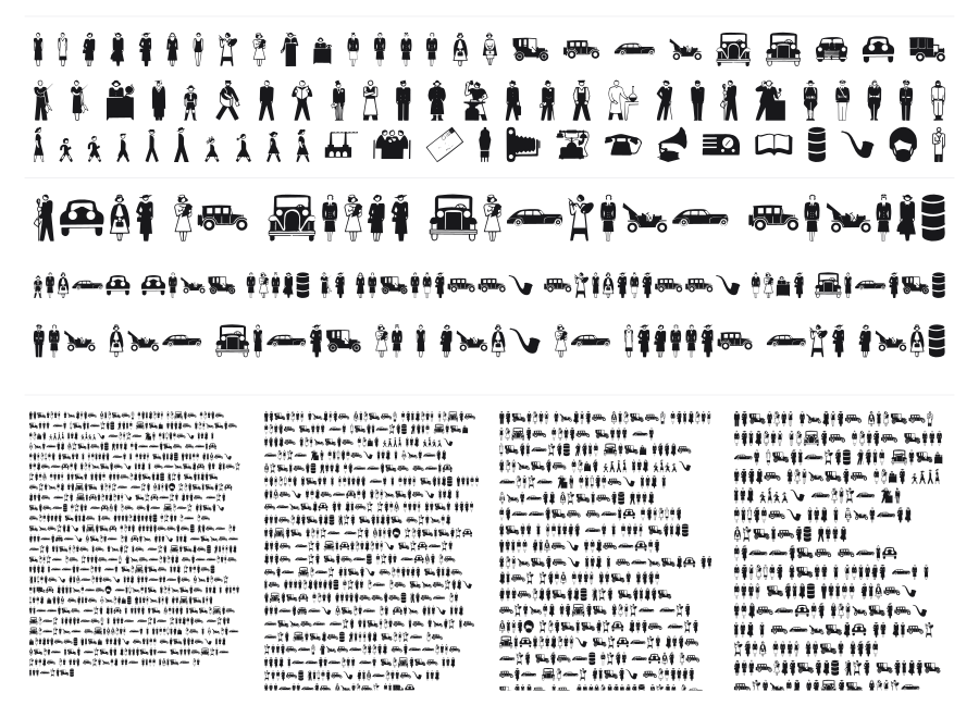 Isotype specimen sheet
