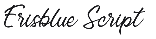 Erisblue Script preview