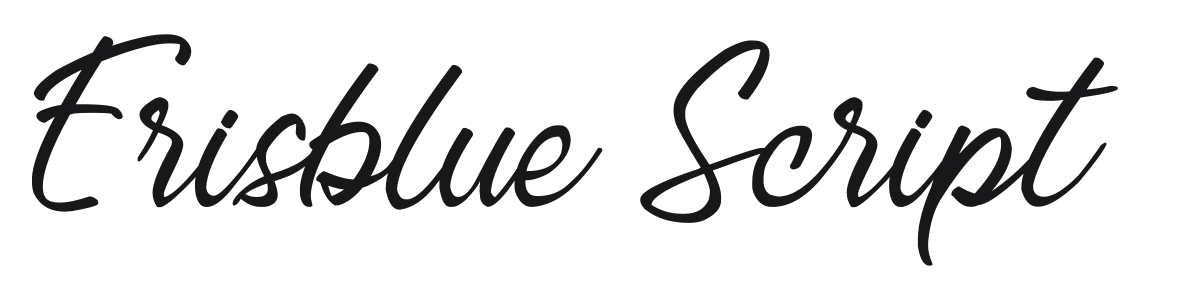Erisblue Script preview
