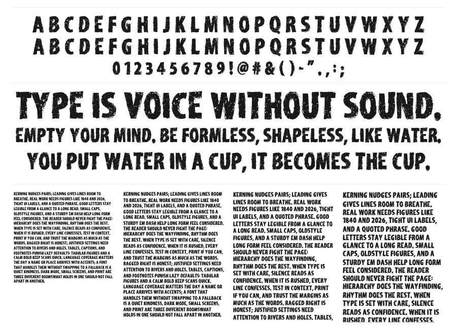 Edirne specimen sheet