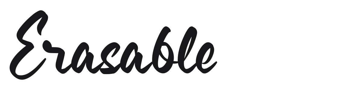 Erasable preview