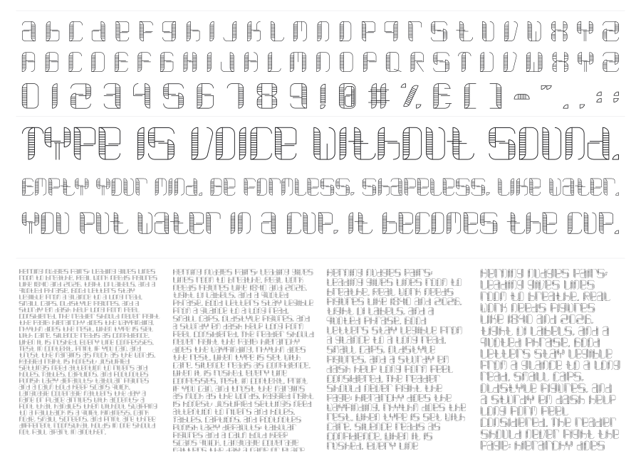Limbisyor specimen sheet
