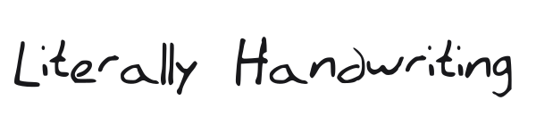 Literally Handwriting preview