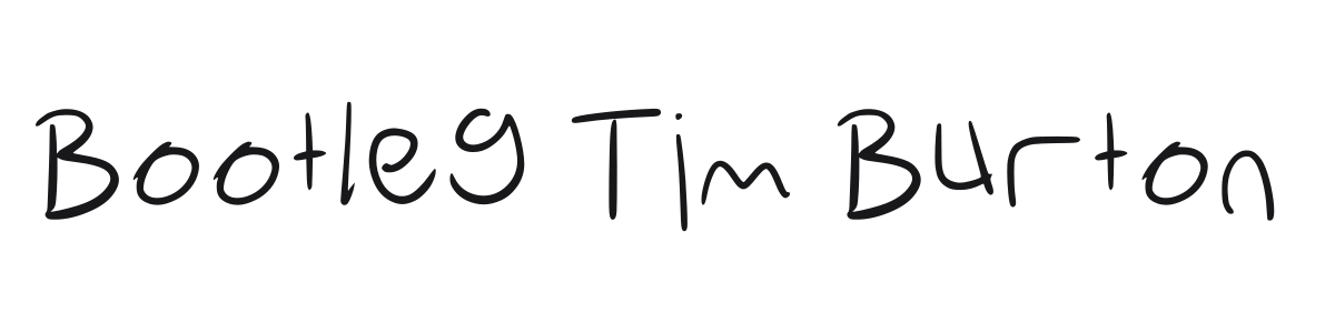 Bootleg Tim Burton preview