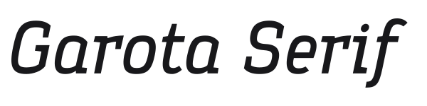 Garota Serif preview