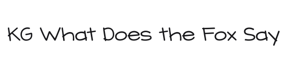 KG What Does the Fox Say preview