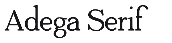 Adega Serif preview