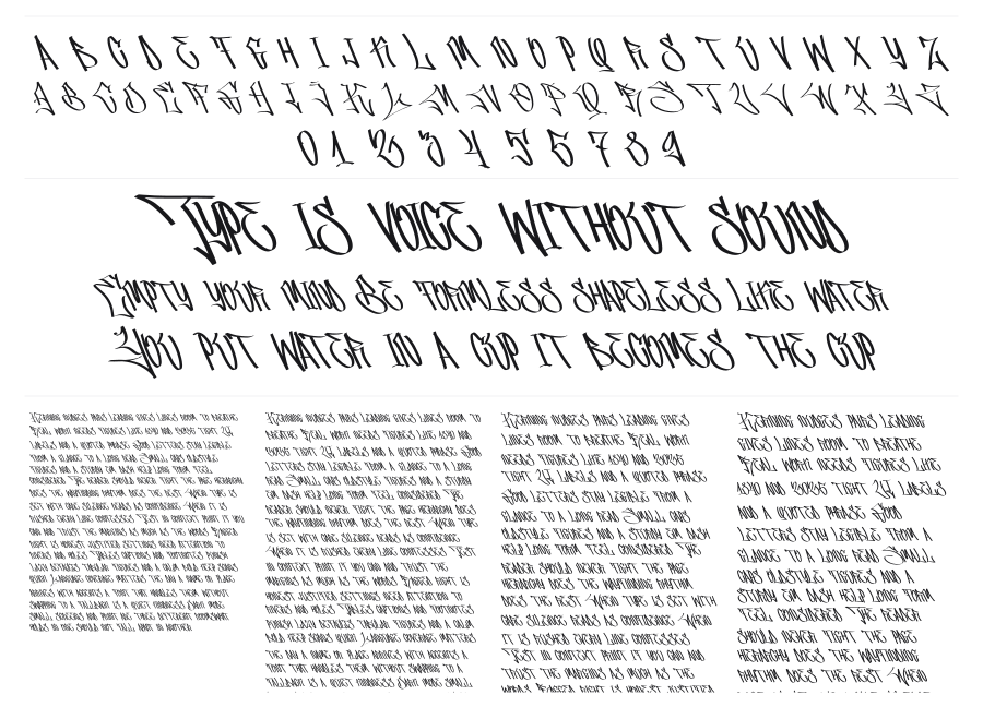 Skypilot specimen sheet