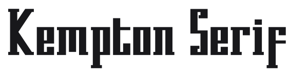 Kempton Serif preview