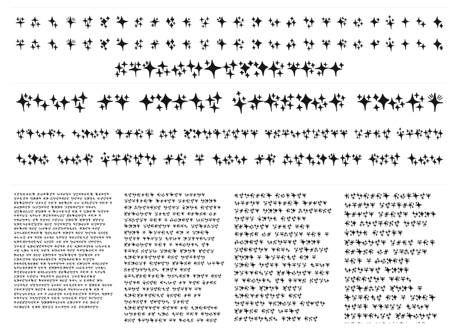 Hadaspa specimen sheet