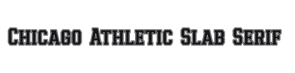 Chicago Athletic Slab Serif preview