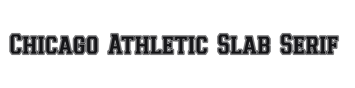 Chicago Athletic Slab Serif preview