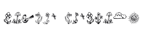 Garden Dingbats preview