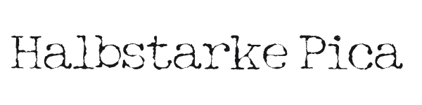 Halbstarke Pica preview