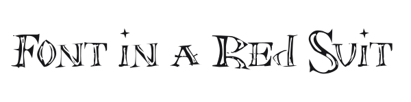 Font in a Red Suit preview