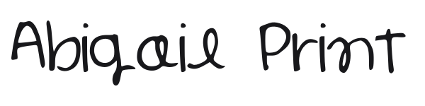 Abigail Print preview