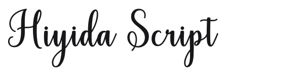 Hiyida Script preview