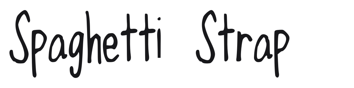 Spaghetti Strap preview