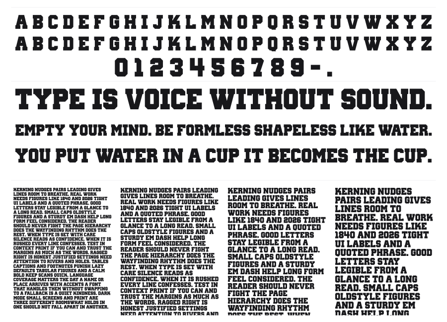 Wanted M54 specimen sheet