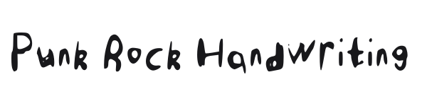 Punk Rock Handwriting preview