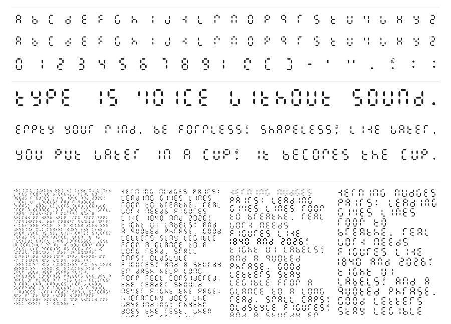 E1234 specimen sheet