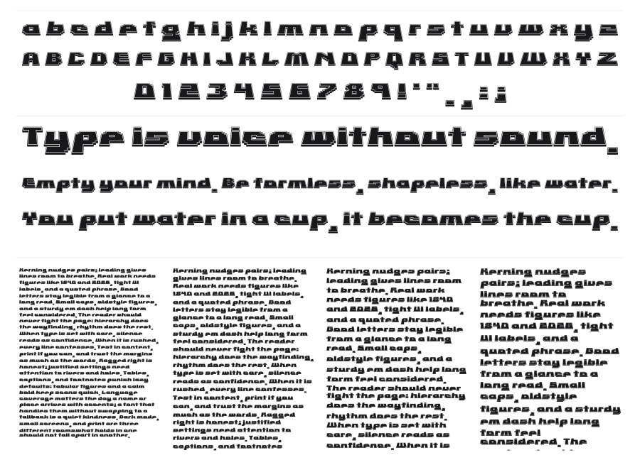 Rabotnik specimen sheet