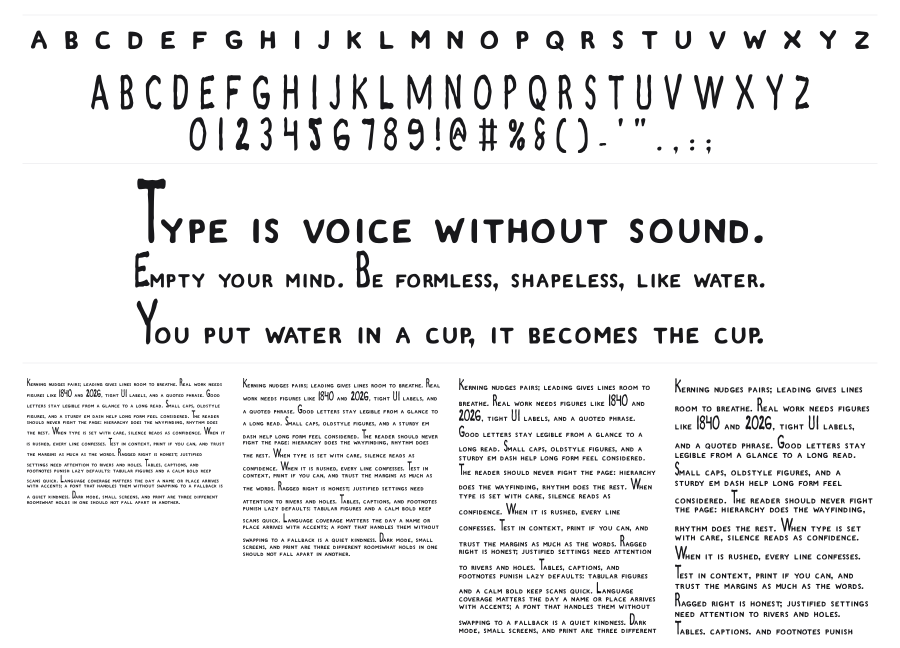 Zamboni Joe specimen sheet