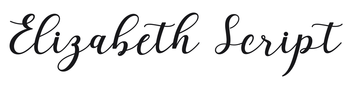 Elizabeth Script preview