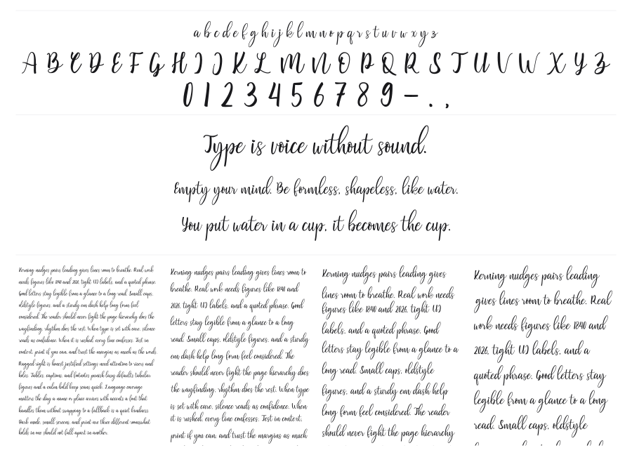 Valentinoa specimen sheet