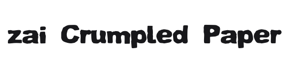 zai Crumpled Paper preview