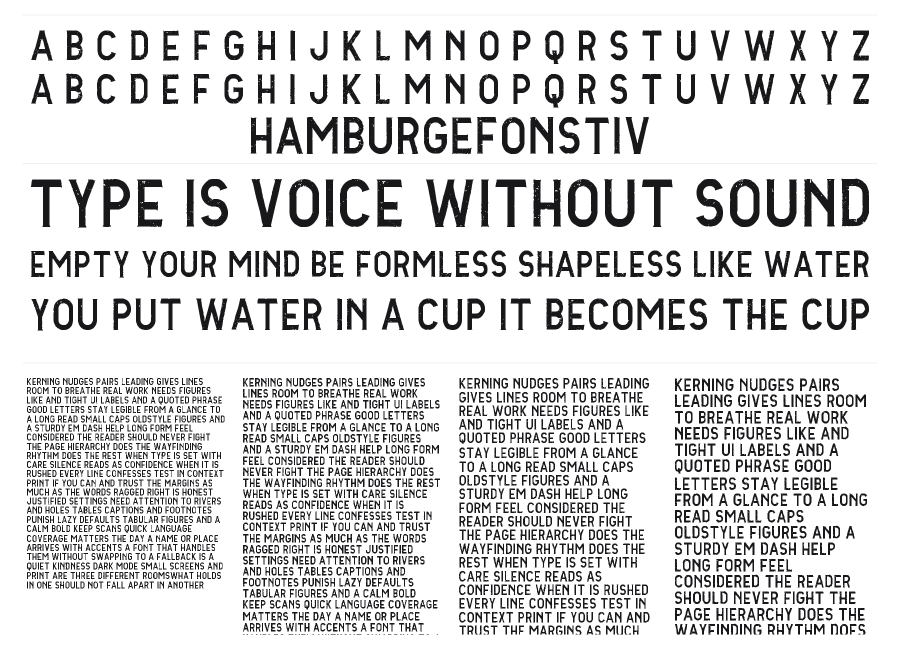 Vtks Sucess specimen sheet