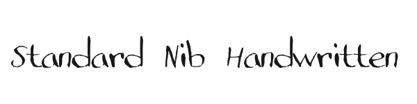 Standard Nib Handwritten  preview