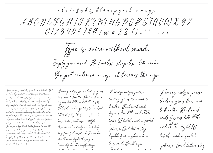 Alexanna specimen sheet