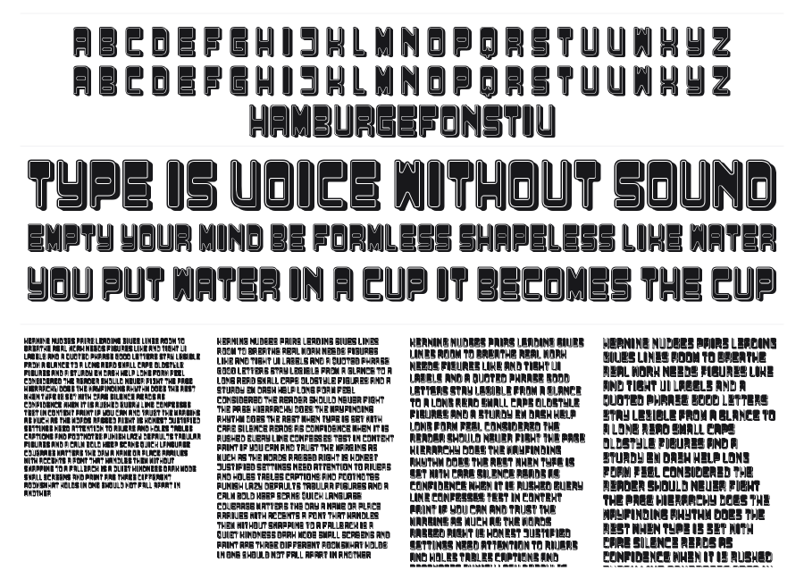 Discounted specimen sheet